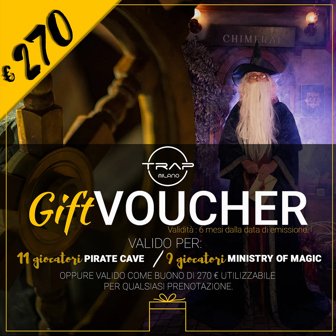 Voucher Trap Milano da 270€