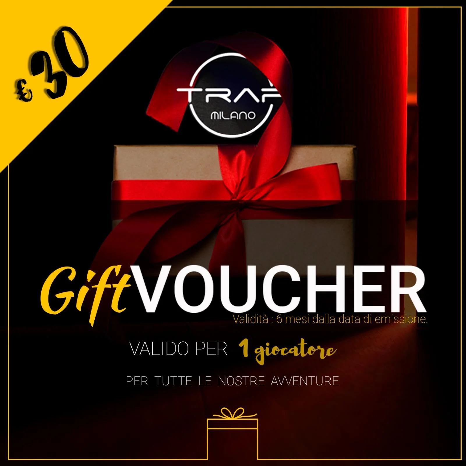 Voucher Trap Milano da 30€