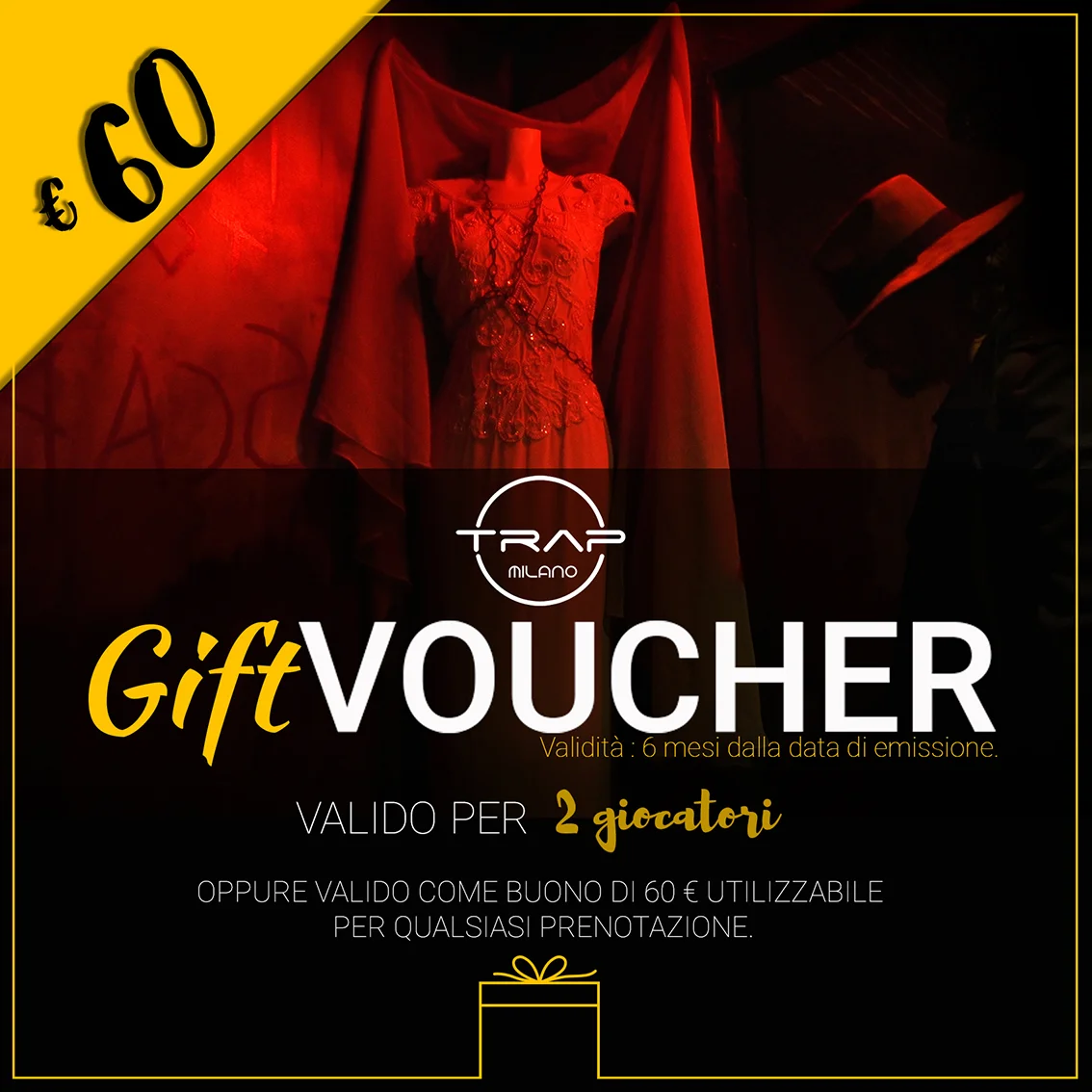 Voucher Trap Milano da 60€